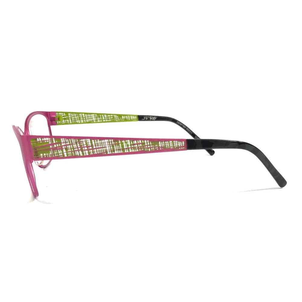 J.F. Rey Eyeglasses Frames JF2588 8242 Matte Pink Green Cat Eye 54-16-140